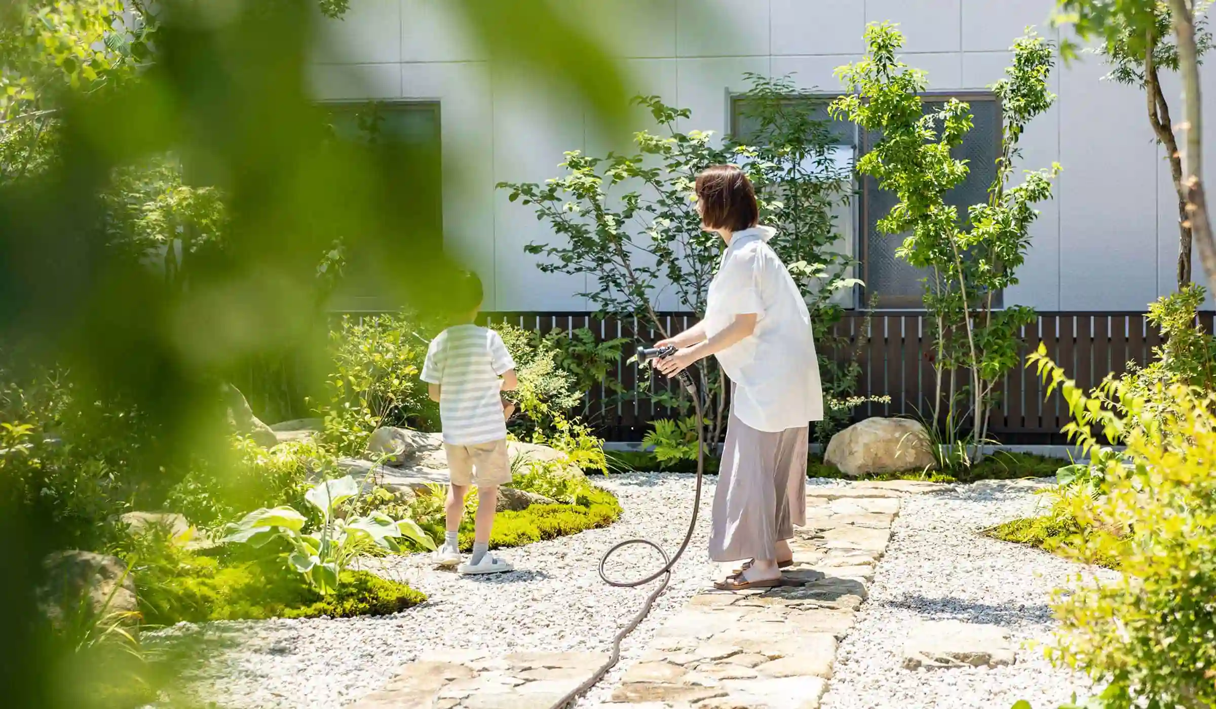 お客様とつくるお庭