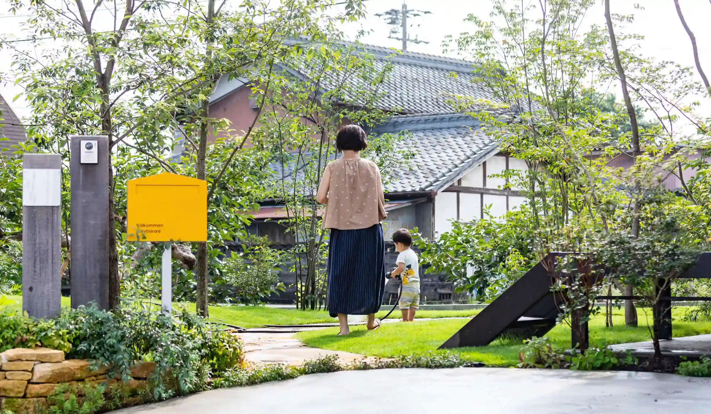エントランスのガーデンデザイン