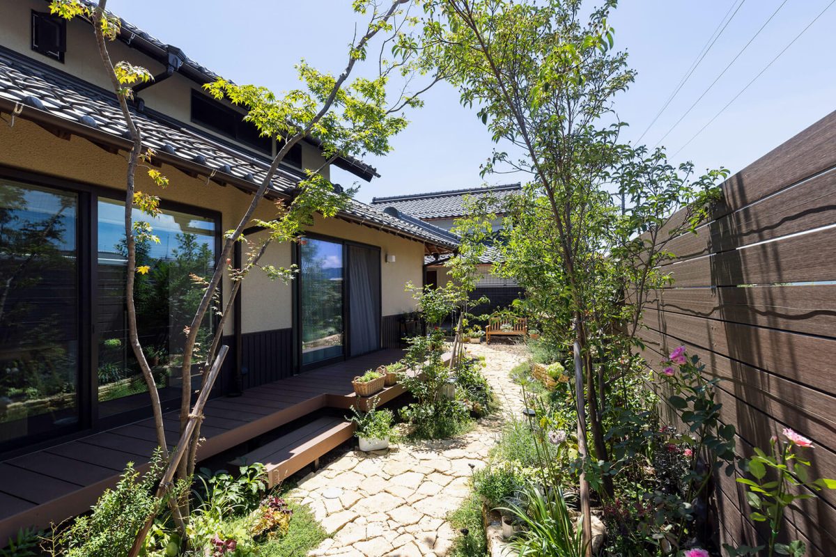 大野町W様の庭